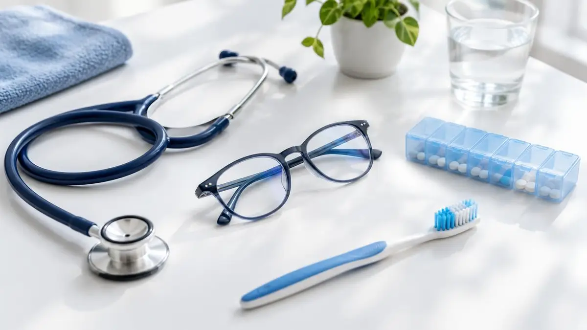 Lunettes, stéthoscope et brosse à dents : mutuelle santé à Argenteuil